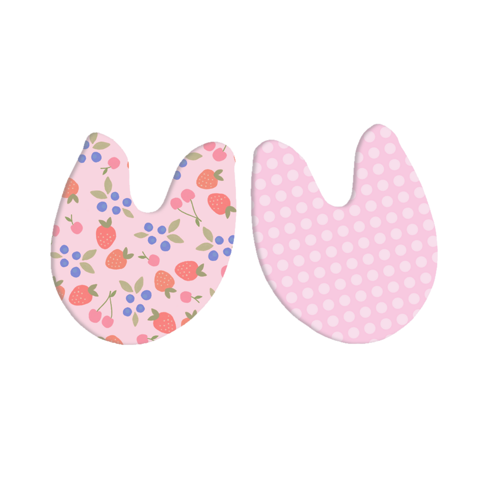 Flips Toe Pads - Strawberry