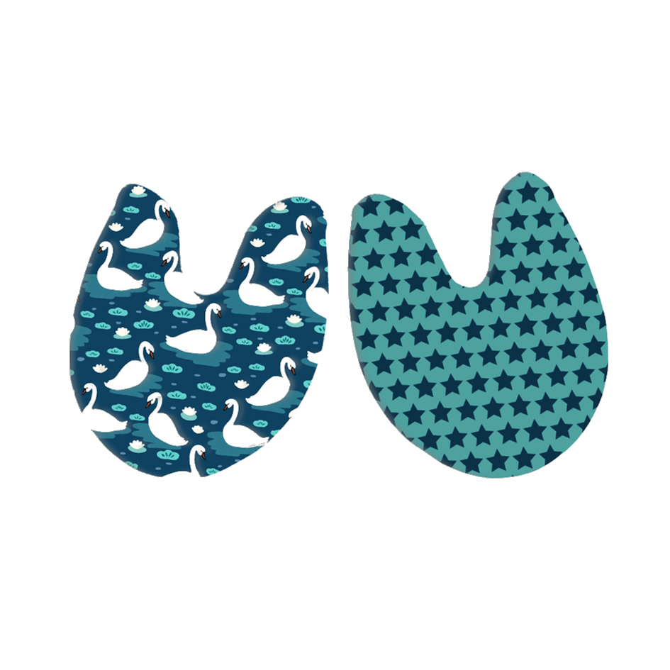 Flips Toe Pads - Swan