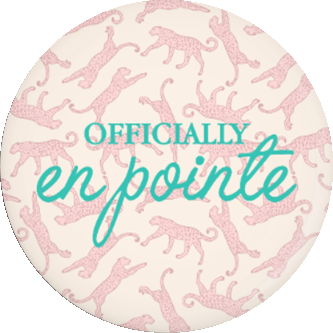 Button - Officially En Pointe (Leopard-A)