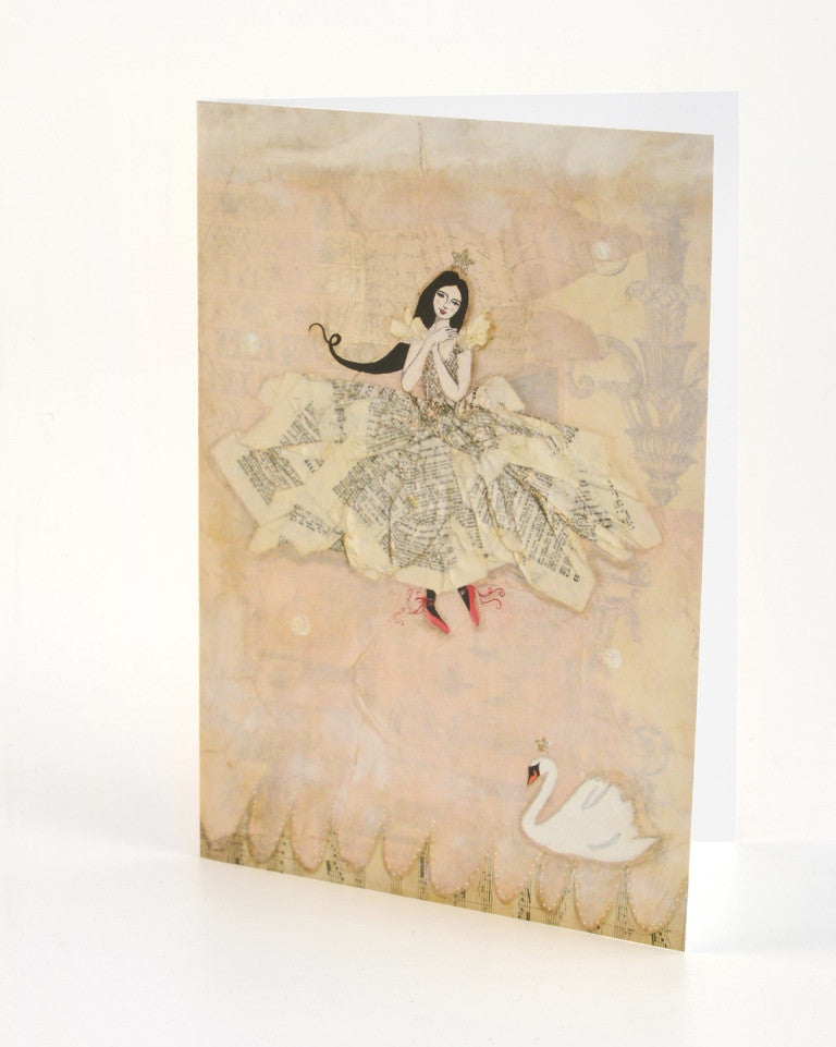 Greeting Card - Swan Dance